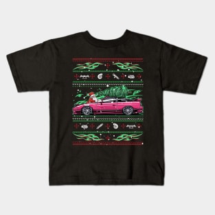 Christmas Ugly Nissan Silvia S13! Best Car Guy Gift! SChassis! Kids T-Shirt